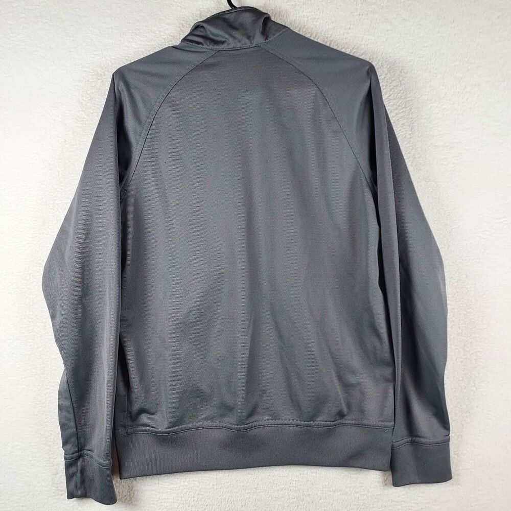 Nike Jacket Mens Small Gray Full Zip Y2K Activewear Light Weight Pockets - Picture 10 of 11